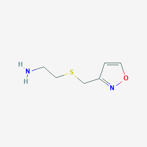 2-((Isoxazol-3-ylmethyl)thio)ethanamine