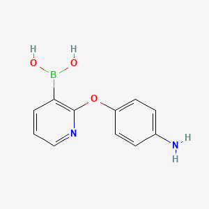 2-(4-Aminophenoxy)pyridin-3-ylboronic acid
