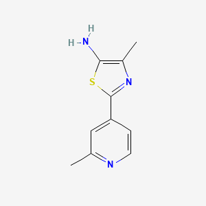4-Methyl-2-(2-methylpyridin-4-yl)thiazol-5-amine