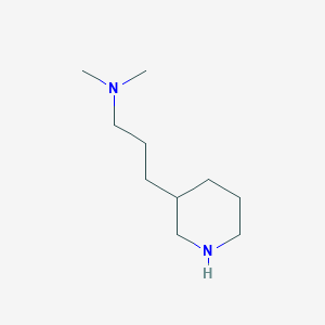 molecular formula C10H22N2 B8701139 n,n-Dimethyl-3-(piperidin-3-yl)propan-1-amine 