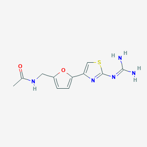 N-[5-(2-Guanidinothiazol-4-yl)furfuryl]acetamide