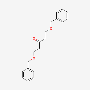 molecular formula C19H22O3 B8701188 1,5-Dibenzyloxy-3-pentanone CAS No. 241477-36-1