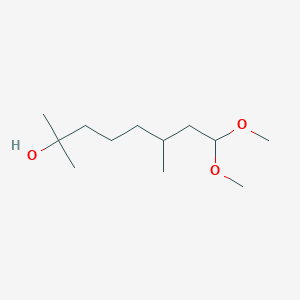 molecular formula C12H26O3 B087012 Hydroxycitronellal dimethyl acetal CAS No. 141-92-4