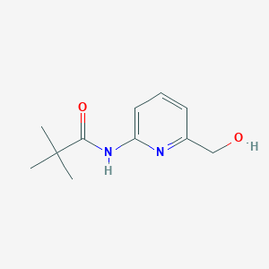 molecular formula C11H16N2O2 B8701252 N-[6-(Hydroxymethyl)pyridin-2-yl]-2,2-dimethylpropanamide CAS No. 165685-25-6