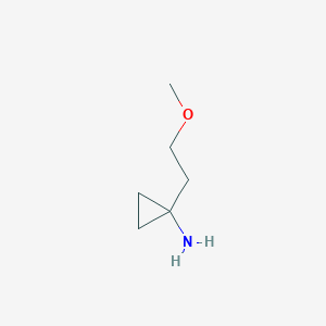 molecular formula C6H13NO B8701260 1-(2-Methoxyethyl)cyclopropanamine 
