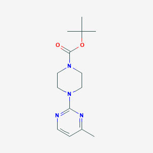 molecular formula C14H22N4O2 B8701263 tert-Butyl 4-(4-methylpyrimidin-2-yl)piperazine-1-carboxylate 