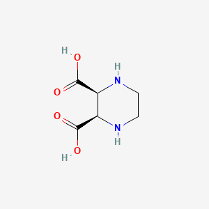 molecular formula C6H10N2O4 B8701265 (2R,3S)-Piperazine-2,3-dicarboxylic acid CAS No. 84619-47-6