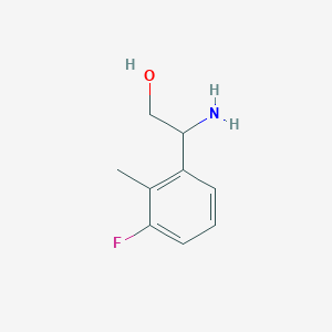 molecular formula C9H12FNO B8701315 (2R)-2-Amino-2-(3-fluoro-2-methylphenyl)ethanol 