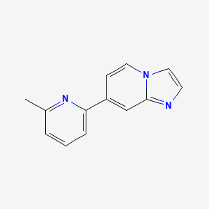 molecular formula C13H11N3 B8701322 7-(6-Methyl-pyridin-2-yl)-imidazo[1,2-a]pyridine 