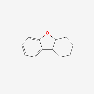 molecular formula C12H14O B8701335 1,2,3,4,4a,9b-Hexahydrodibenzofuran CAS No. 13524-79-3