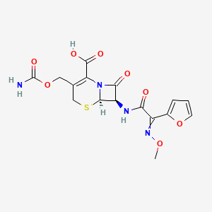 molecular formula C16H16N4O8S B8701427 cefuroxime 
