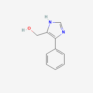 molecular formula C10H10N2O B8701440 (4-phenyl-1H-imidazol-5-yl)methanol CAS No. 80304-38-7