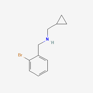 [(2-Bromophenyl)methyl](cyclopropylmethyl)amine