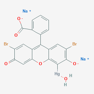 molecular formula C20H8Br2HgNa2O6 B087015 Mercurochrome CAS No. 129-16-8
