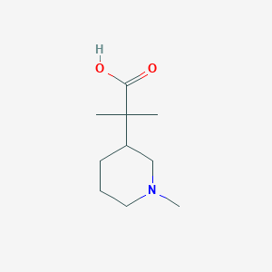 2-Methyl-2-(1-methylpiperidin-3-yl)propanoic acid