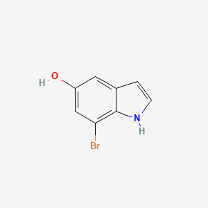 molecular formula C8H6BrNO B8701584 7-bromo-1H-indol-5-ol 