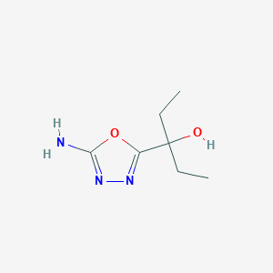 3-(5-Amino-1,3,4-oxadiazol-2-yl)pentan-3-ol