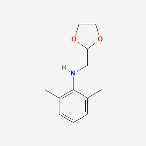 1,3-Dioxolane-2-methanamine, N-(2,6-dimethylphenyl)-