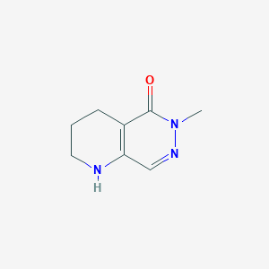 6-methyl-1,2,3,4-tetrahydropyrido[2,3-d]pyridazin-5(6H)-one