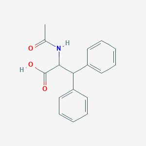 molecular formula C17H17NO3 B8701659 Phenylalanine,N-acetyl--phenyl- CAS No. 149597-86-4