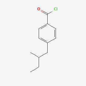 molecular formula C12H15ClO B8701713 4-(2-methylbutyl)benzoyl chloride 