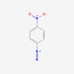 molecular formula C6H4N3O2+ B087018 4-硝基苯重氮 CAS No. 14368-49-1