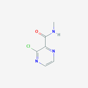 molecular formula C6H6ClN3O B8701878 3-chloro-N-methylpyrazine-2-carboxamide 