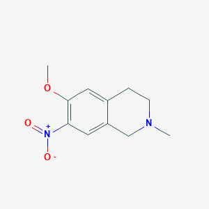 6-Methoxy-2-methyl-7-nitro-1,2,3,4-tetrahydroisoquinoline