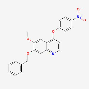 7-(Benzyloxy)-6-methoxy-4-(4-nitrophenoxy)quinoline