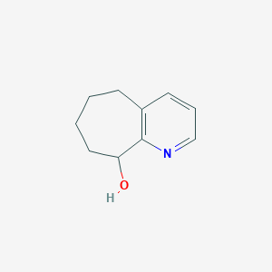molecular formula C10H13NO B8702070 6,7,8,9-Tetrahydro-5H-cyclohepta[b]pyridin-9-ol 
