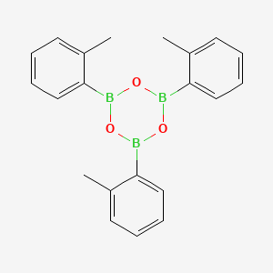 molecular formula C21H21B3O3 B8702075 2,4,6-Tris(2-methylphenyl)-1,3,5,2,4,6-trioxatriborinane CAS No. 7294-50-0