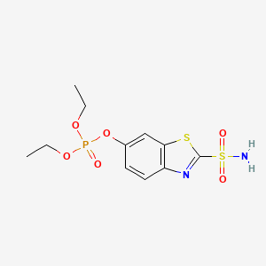 Diethyl(2-sulfamoyl-6-benzothiazolyl)phosphate