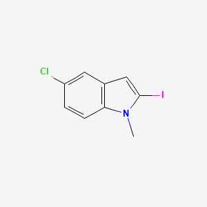 5-chloro-2-iodo-1-methyl-1H-indole
