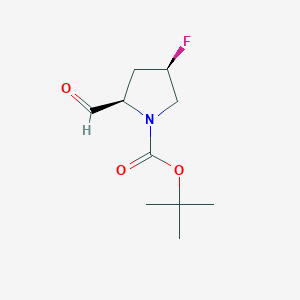 tert-Butyl (2R,4R)-4-fluoro-2-formylpyrrolidine-1-carboxylate