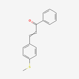 2-Propen-1-one, 3-[4-(methylthio)phenyl]-1-phenyl-