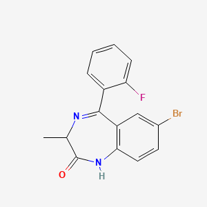 7-Bromo-5-(2-fluoro-phenyl)-3-methyl-1,3-dihydro-benzo[e][1,4]diazepin-2-one