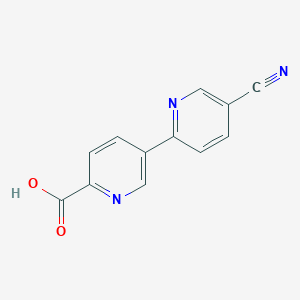 5-Cyano-2,3'-bipyridine-6'-carboxylic acid