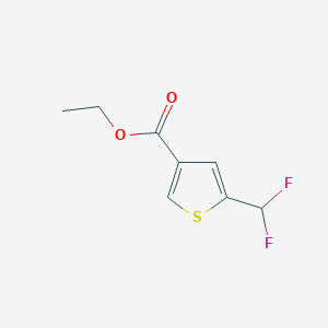 5-Difluoromethyl-3-thiophenecarboxylic acid ethyl ester