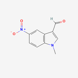 1-Methyl-5-nitro-1H-indole-3-carbaldehyde