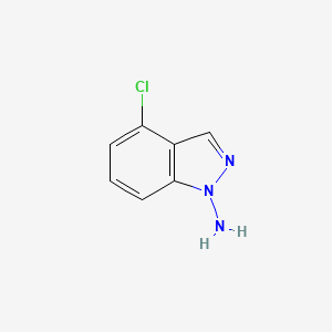 4-Chloro-1H-indazol-1-amine