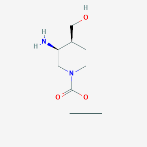 tert-butyl (3S,4S)-3-amino-4-(hydroxymethyl)piperidine-1-carboxylate
