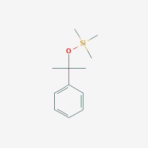 molecular formula C12H20OSi B087023 Silane, trimethyl(1-methyl-1-phenylethoxy)- CAS No. 14629-57-3