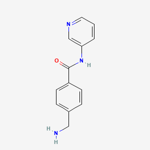 molecular formula C13H13N3O B8702342 4-(Aminomethyl)-N-(pyridin-3-YL)benzamide 
