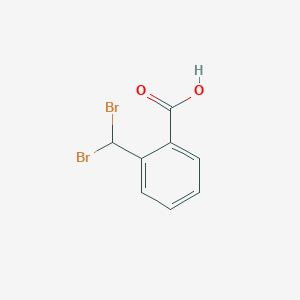 molecular formula C8H6Br2O2 B8702352 2-(Dibromomethyl)benzoic acid CAS No. 62551-42-2