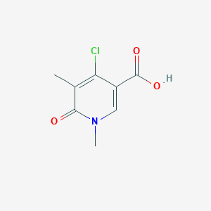 molecular formula C8H8ClNO3 B8702367 4-Chloro-1,5-dimethyl-6-oxo-1,6-dihydropyridine-3-carboxylic acid 