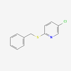 molecular formula C12H10ClNS B8702391 2-(Benzylthio)-5-chloropyridine 