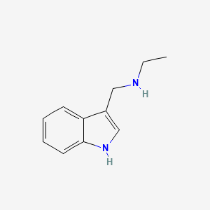 molecular formula C11H14N2 B8702401 Ethyl-(1H-indol-3-ylmethyl)-amine 