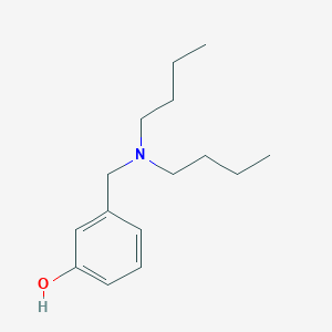 molecular formula C15H25NO B8702437 3-[(Dibutylamino)methyl]phenol CAS No. 90287-74-4