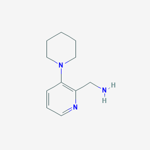 C-(3,4,5,6-tetrahydro-2H-[1,3']bipyridinyl-2'-yl)-methylamine