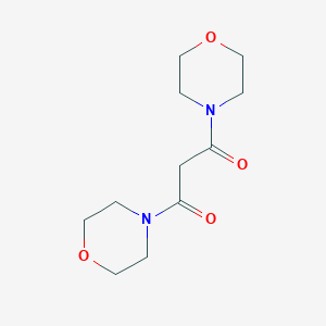 molecular formula C11H18N2O4 B087025 1,3-Di-morpholin-4-yl-propane-1,3-dione CAS No. 10256-01-6
